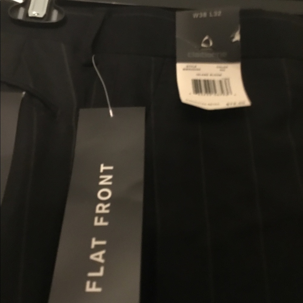 Liz Claiborne pinstripe plain front pants